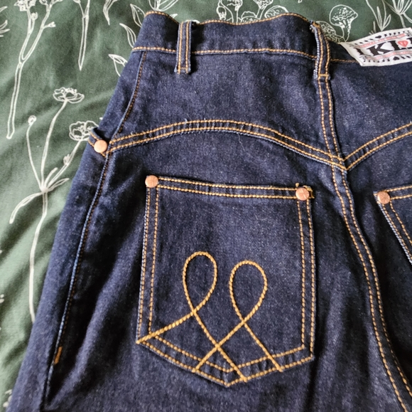 Lady K Loves NWT dark indigo Polly jeans size small - Picture 5 of 7